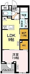 ロイジェント上板橋 1SLDKの間取図画像