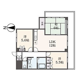 チェリーヒルズ能登 3LDKの間取図画像