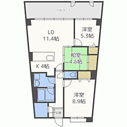 間取図画像 3LDK