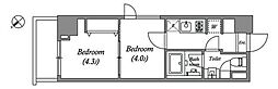 GRANPASEO新大塚 2Kの間取図画像