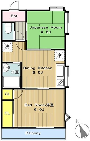 パストラルいしい 0202｜東京都稲城市百村(賃貸アパート2DK・2階・37.00㎡)の写真 その2
