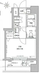 ドルチェ池袋NORTH・弐番館nc 1Kの間取図画像