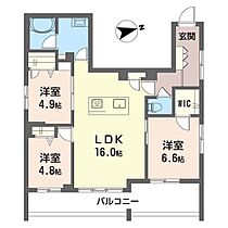 コートブランシュ湘南鵠沼 00401 ｜ 神奈川県藤沢市鵠沼石上２丁目8-4（賃貸マンション3LDK・4階・74.00㎡） その2