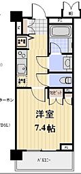 プロスペクト大森海岸 1Kの間取図画像