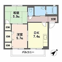 レーベン・スクェア A203 ｜ 大阪府岸和田市土生町1246-1（賃貸アパート2DK・2階・46.00㎡） その2