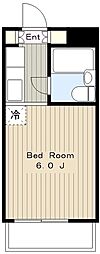 だるま堂ビル 1Kの間取図画像