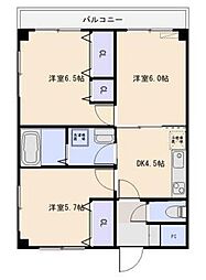 メゾンヨシザワ 3DKの間取図画像