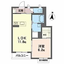 ベレオＳＮ 202 ｜ 福島県郡山市並木５丁目3-10（賃貸マンション1LDK・2階・45.56㎡） その2