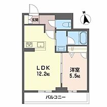 ブランシオン神明 202 ｜ 福島県郡山市神明町1-9（賃貸アパート1LDK・2階・41.54㎡） その2