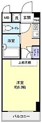ラ・コート・ドール津田沼 1Kの間取図画像