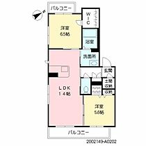 メゾン　ＳｕｚｕII A0202 ｜ 福岡県北九州市小倉南区城野２丁目1-36（賃貸マンション2LDK・2階・60.33㎡） その2