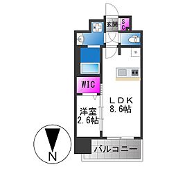 ファステート東大阪アダマス 1LDKの間取図画像