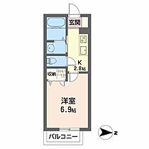 シャーメゾンセントラル神戸 0203 ｜ 兵庫県神戸市中央区下山手通８丁目11-13（賃貸アパート1K・2階・24.18㎡） その2