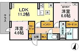 ScarletD 2LDKの間取図画像