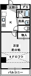 ソフィアコート 1Kの間取図画像