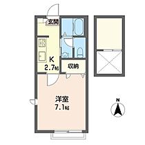 アンジェラ 00201 ｜ 埼玉県川口市並木２丁目41-22（賃貸アパート1K・2階・23.10㎡） その2