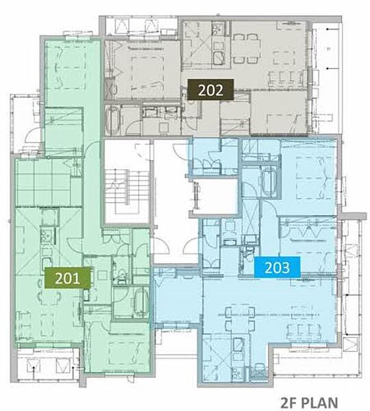 シャーメゾン熊本城下 A0201｜熊本県熊本市中央区内坪井町(賃貸マンション3LDK・2階・82.56㎡)の写真 その8