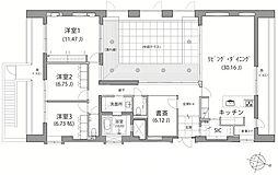 音羽YKビル 3SLDKの間取図画像