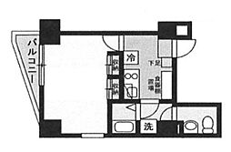 プラトリエ北新宿 1Kの間取図画像