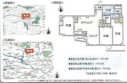 日生ハイツ 3階3LDKの間取り