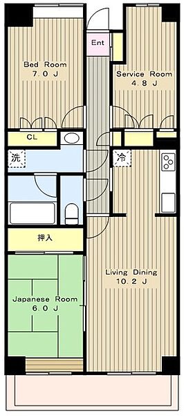 ベルフォーレ新百合ヶ丘 406｜神奈川県川崎市麻生区上麻生４丁目(賃貸マンション2SLDK・4階・73.08㎡)の写真 その2