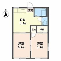 メイプルＹＨ 106 ｜ 福島県福島市野田町３丁目3-25（賃貸アパート2DK・1階・38.50㎡） その2