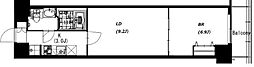 エスティメゾン押上 1LDKの間取図画像