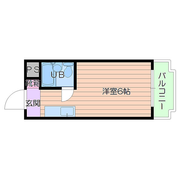 メゾン・ド・セレーネ ｜大阪府大阪市北区本庄東２丁目(賃貸マンション1R・4階・15.53㎡)の写真 その2