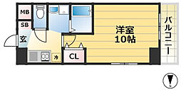JR東海道・山陽本線 神戸駅 徒歩6分の賃貸マンション 7階1Kの間取り