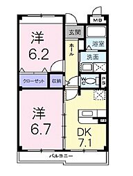 近鉄南大阪線 高見ノ里駅 徒歩25分 2階/-