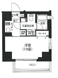 アイルプレミアム駒込 3階1Kの間取り