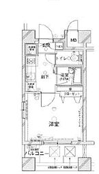 OLIO池尻大橋 1Kの間取図画像