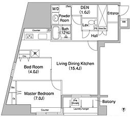 コンフォリア銀座EAST 2SLDKの間取図画像