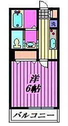 Will Fino大和田 1階1Kの間取り