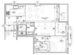 ローレルフラット 2LDKの間取図画像