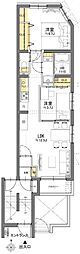 タスキリシェス新中野 2LDKの間取図画像