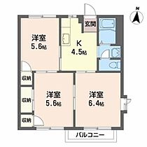 レイクブリッジタケヤス 201 ｜ 宮城県名取市手倉田字諏訪293-1（賃貸アパート3K・2階・45.50㎡） その2