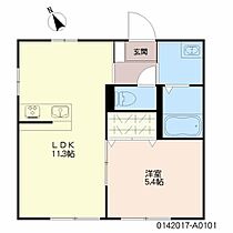 テラスハウスＢ1 A0101 ｜ 大分県大分市大字里772-13（賃貸アパート1LDK・1階・38.06㎡） その2