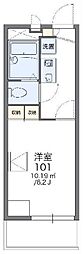 レオパレスサニーハイツアオキ 1Kの間取図画像