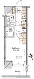 ブランシエスタ飯田橋 1Kの間取図画像