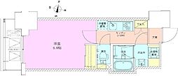 RBM半蔵門レジデンス 1Kの間取図画像