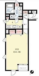 JP-BASE渋谷松濤 1Kの間取図画像