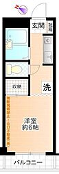 藤和ビル 1Kの間取図画像