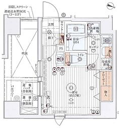 ブライズ森下リベラ 1Kの間取図画像