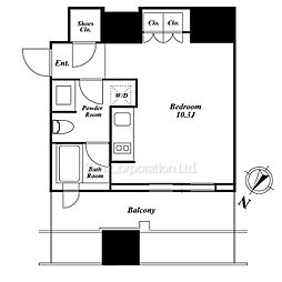 間取図画像 ワンルーム