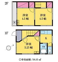 平田テラス 3Kの間取り