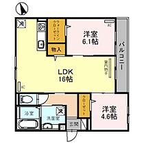 Clashist千躰  ｜ 大阪府大阪市住吉区千躰２丁目（賃貸アパート2LDK・2階・62.98㎡） その2