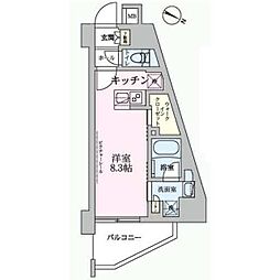 ARKMARK成増 ワンルームの間取図画像
