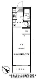 ジョイフル祐天寺 1Kの間取図画像