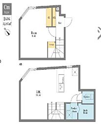 LEGALAND西新宿 4階1SLDKの間取り
